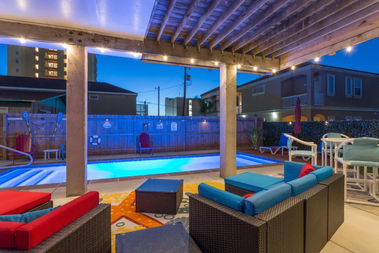 House Of Neptune Steps From The Sea And Private Pool South Padre Island Esterno foto
